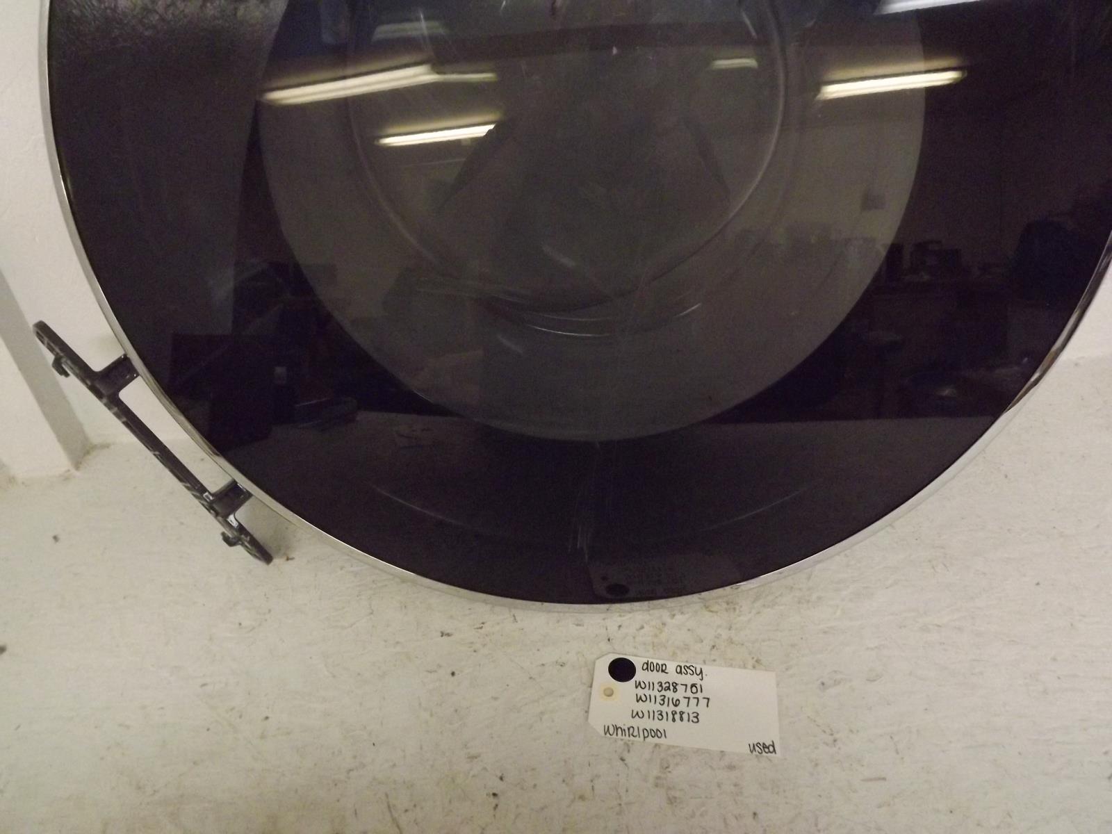 Whirlpool Washer W11328751 W11316777 W11318813 Door Assembly Used Whirlpool Washer W11328751 W11316777 W11318813 Door Assembly Used